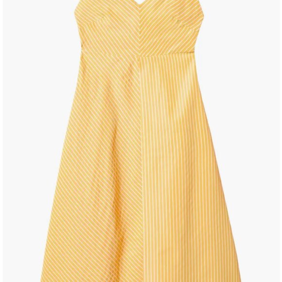NWT MANGO Yellow Stripe A-Line Sundress from Nordstrom - Picture 3 of 7